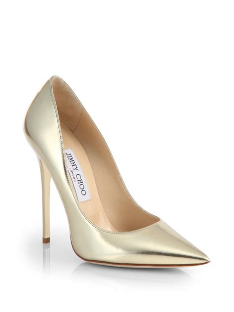 metallic toe pumps